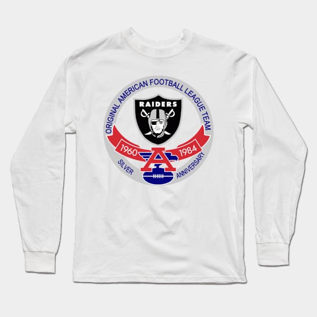 Raiders Silver Anniversary Long Sleeve T-Shirt by capognad